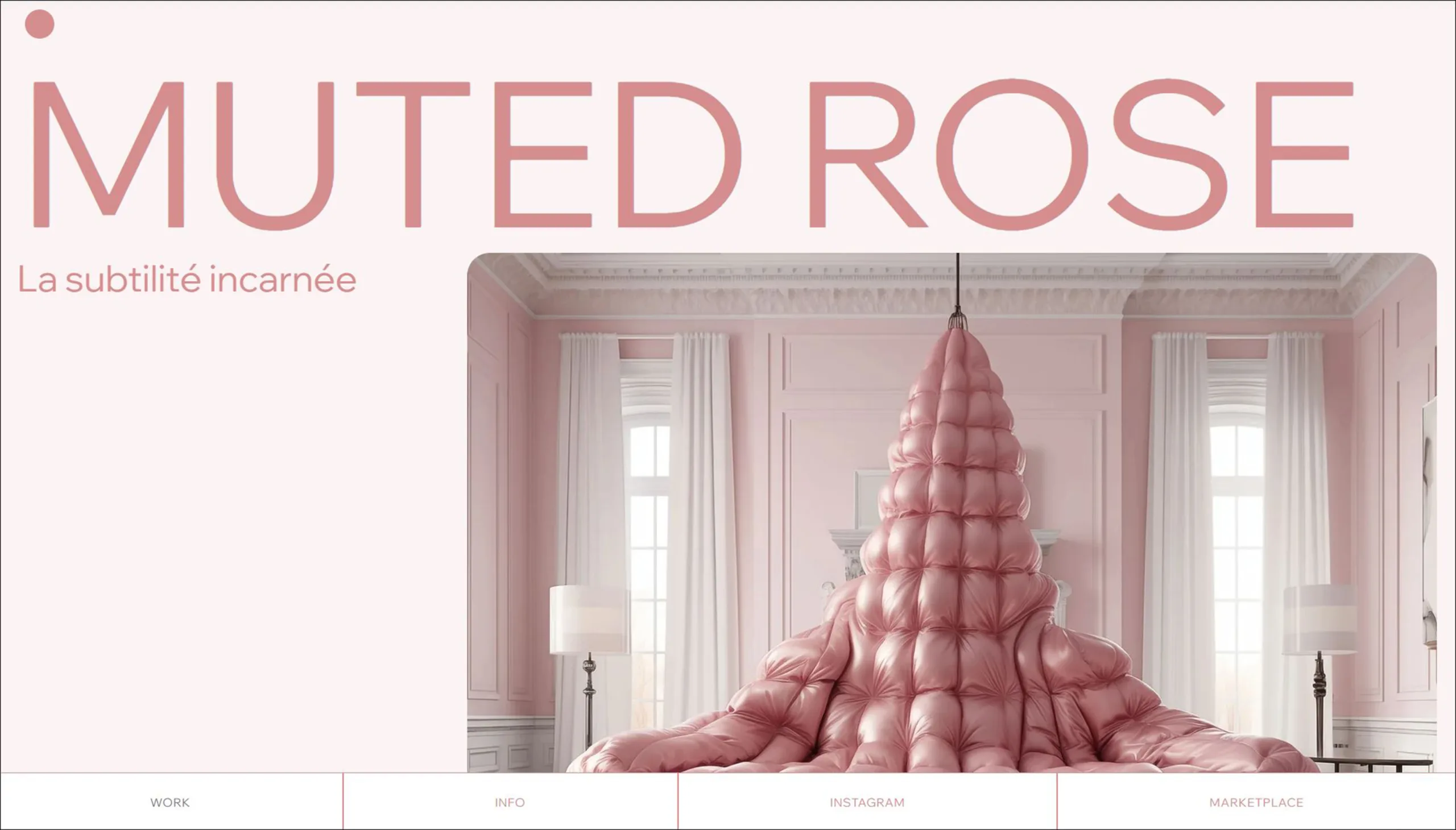 Muted rose