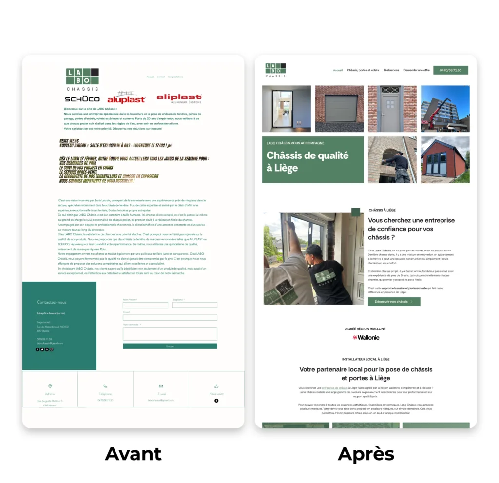 Refonte de site web